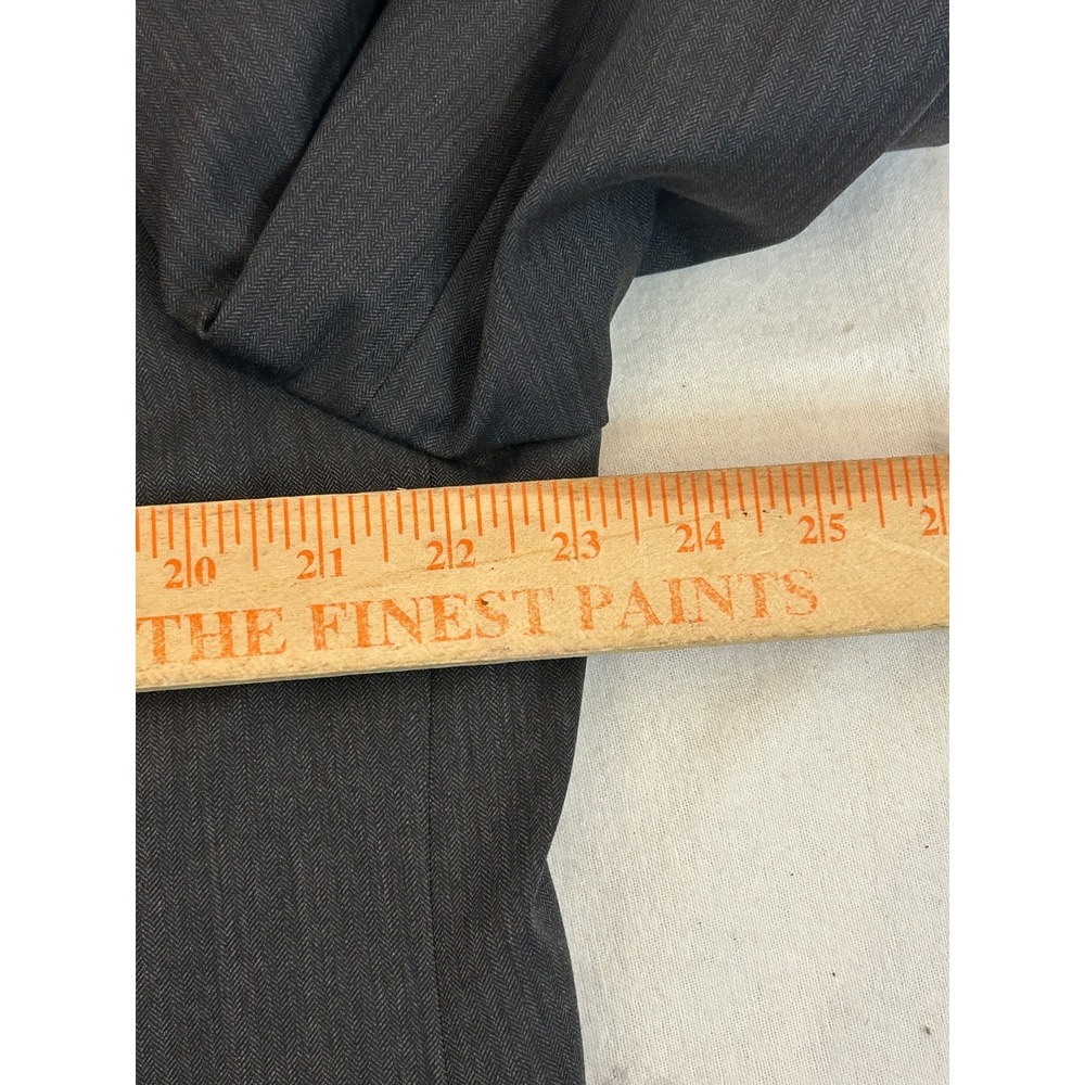 J. Hilburn Guabello Solid Gray Pleated Cuff Pant 2-Piece Suit 44R - Picture 16 of 16
